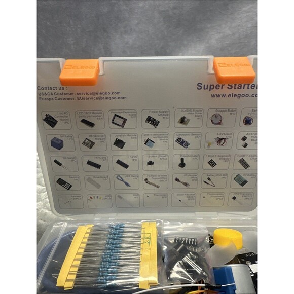 Elegoo Super Starter Kit UNO R3 Project Arduino W/ JY-MCU Bluetooth, CP2102 - Picture 5 of 6